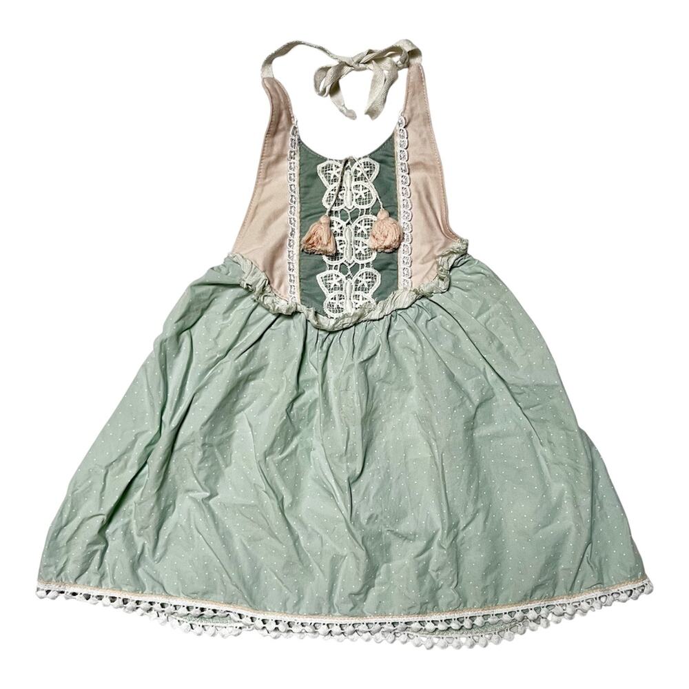 Brass Razoo Butterfly Boho Halter Dress Size 12-18m